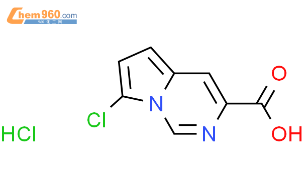 7-氯-吡咯并[1,2-c]嘧啶-3-甲酸盐酸盐结构式图片|588720-14-3结构式图片