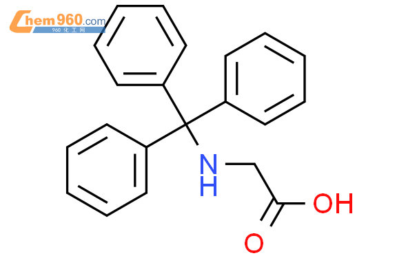 N-(三苯甲基)甘氨酸结构式图片|5893-05-0结构式图片