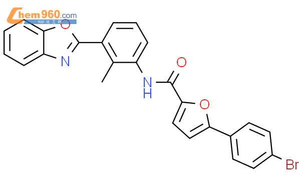 Furancarboxamide N Benzoxazolyl Methylphenyl Bromophenyl Ci