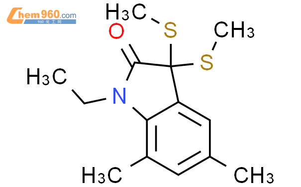 H Indol One Ethyl Dihydro Dimethyl Bis Methylthio Mol