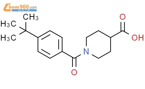 1-(4-叔丁基苯甲酰基)哌啶-4-羧酸