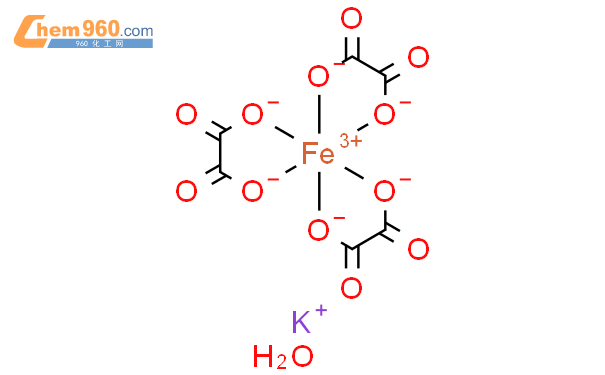 三草酸合铁酸钾结构图图片