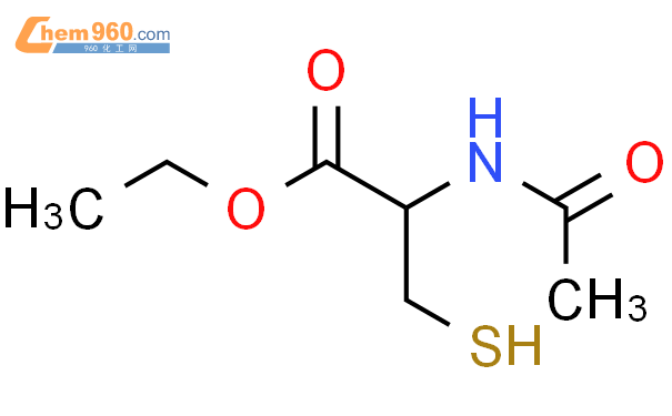 N-乙酰-L-半胱氨酸乙酯结构式图片|59587-09-6结构式图片