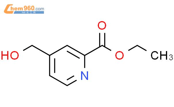 4-羟甲基-2-乙氧羰基吡啶结构式图片|59663-96-6结构式图片
