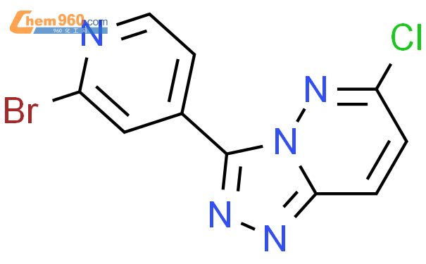 596825 53 5 1 2 4 Triazolo 4 3 b pyridazine 3 2 bromo 4 pyridinyl 6 chloro CAS号 596825 53 5 1