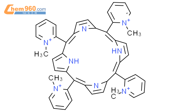 四(2-N-甲基吡啶)卟吩结构式图片|59728-89-1结构式图片
