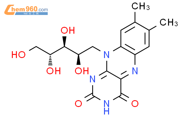 1-脱氧-1-(7,8-二甲基-2,4-二氧代-3,4-二氢苯并[g]蝶啶-10(2H)-基)-D-阿拉伯糖醇