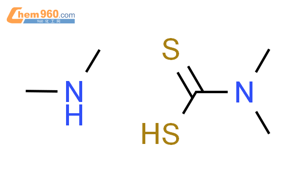 二甲氨基二甲基二硫代氨基甲酸酯结构式图片|598-64-1结构式图片