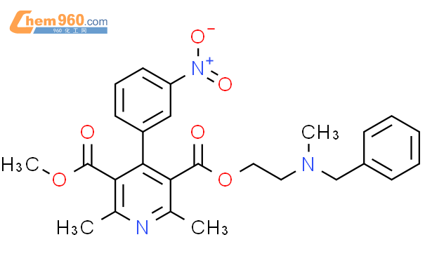 脱氢尼卡地平(游离碱)结构式图片