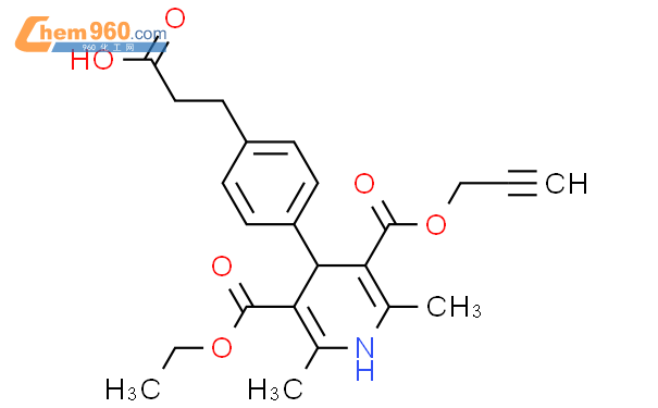 59880-32-9-3-4-3-ethoxycarbonyl-2-6-dimethyl-5-prop-2-ynoxycarbonyl-1