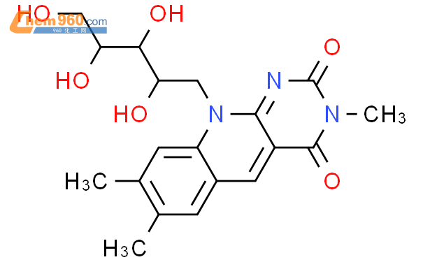 59997-21-6_D-Ribitol, 1-deoxy-1-(3,4-dihydro-3,7,8-trimethyl-2,4 ...