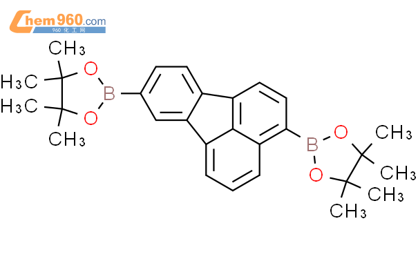 4,4,5,5-tetramethyl-2-[3-(4,4,5,5-tetramethyl-1,3,2-dioxaborolan-2-yl)fluoranthen-8-yl]-1,3,2-dioxaborolane