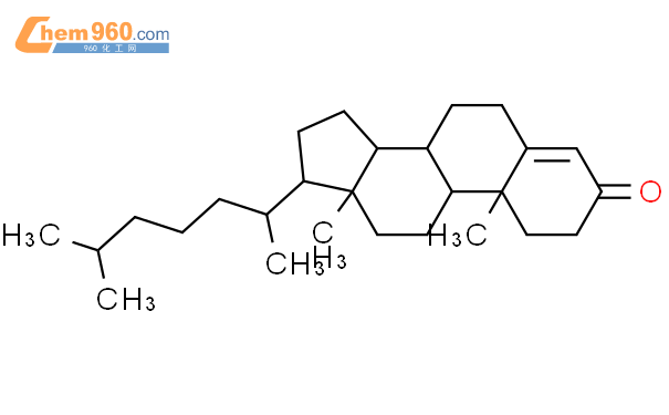 4-胆甾烯-3-酮结构式图片|601-57-0结构式图片