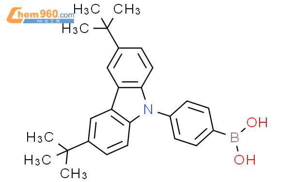 601454-35-7,BORONIC ACID, B-[4-[3,6-BIS(1,1-DIMETHYLETHYL)-9H-CARBAZOL ...