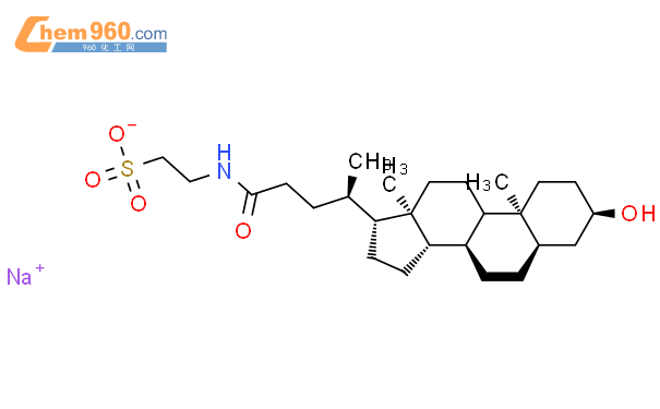 牛磺石胆酸钠(进分)结构式图片|6042-32-6结构式图片