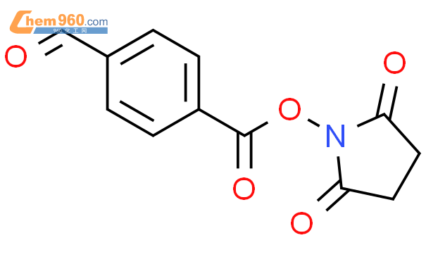 N-琥珀酰亚胺基-4-甲酰基苯甲酸酯结构式图片|60444-78-2结构式图片
