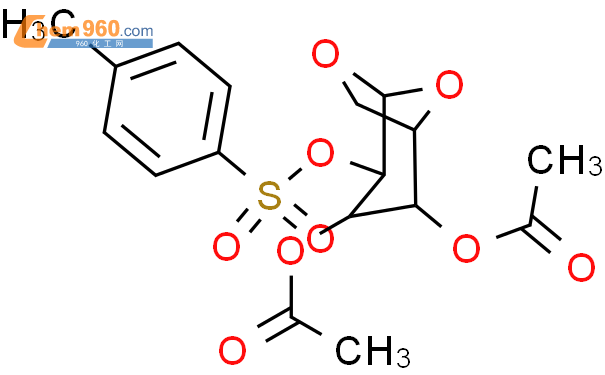 4-{[(4-Methylphenyl)sulfonyl]oxy}-6,8-dioxabicyclo[3.2.1]octane-2 ,3-diyl diacetate (non-preferred name)