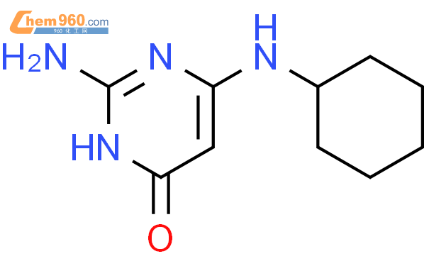 2-氨基-6-(环己基氨基)-1H-嘧啶-4-酮