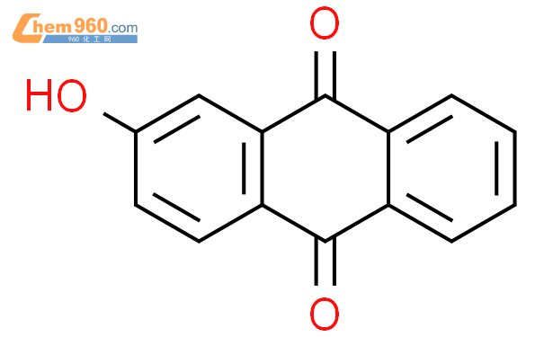 2-羟基-9,10-蒽二酮结构式图片|605-32-3结构式图片