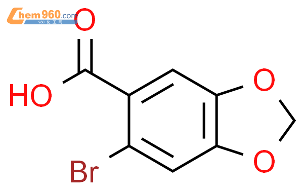 6-溴-3,4-亚甲二氧基苯甲酸