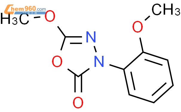 1,3,4-Oxadiazol-2(3H)-one,5-methoxy-3-(2-methoxyphenyl)- 恶虫酮