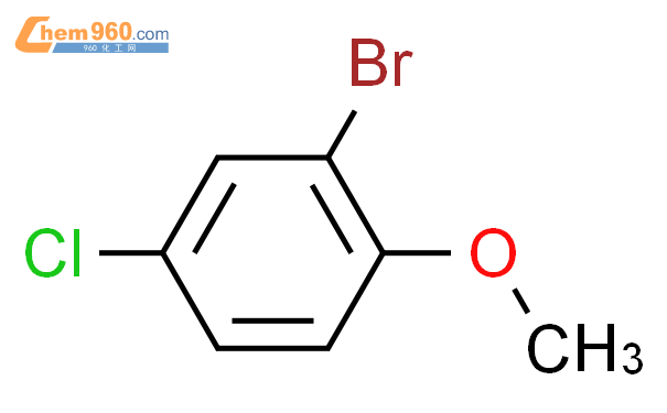 2-溴-4-氯苯甲醚结构式图片|60633-25-2结构式图片