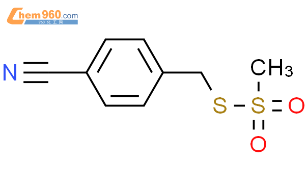 606972-33-2_METHANESULFONOTHIOIC ACID, S-[(4-CYANOPHENYL)METHYL ...