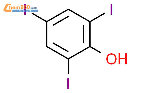 2,4,6-三碘苯酚结构式图片|609-23-4结构式图片