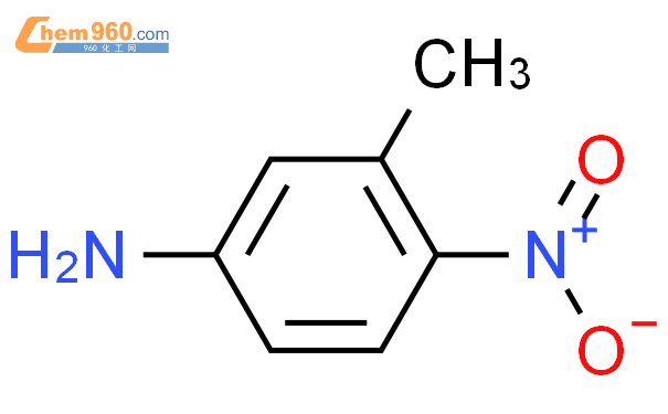 3-甲基-4-硝基苯胺结构式图片|611-05-2结构式图片