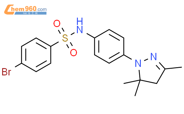 61155 28 0 Benzenesulfonamide 4 Bromo N 4 4 5 Dihydro 3 5 5 Trimethyl