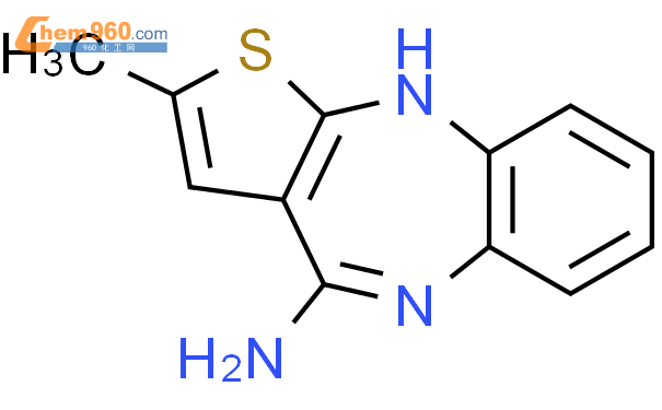 2-甲基-10H-噻吩并[2,3-B][1,5]苯并二氮杂环庚烷-4-胺