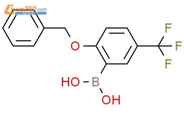 Boronicacid， [2-(phenylmethoxy)-5-(trifluoromethyl)phenyl]- (9CI)  
