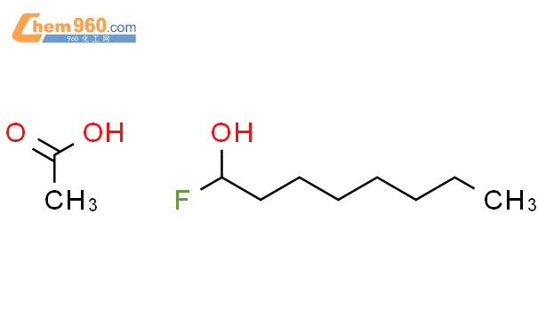 61350-06-9,1-Octanol, 1-fluoro-, acetate化学式、结构式、分子式、mol – 960化工网