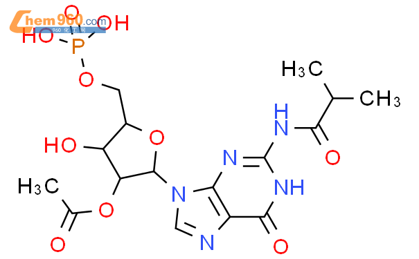 N-（2-甲基-1-氧代丙基） - ，2'-乙酸酯-5'-鸟苷酸