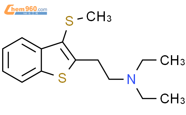 616862 94 3 Benzo b thiophene 2 ethanamine N N diethyl 3 methylthio 化学式结构式分子式mol 960化工网