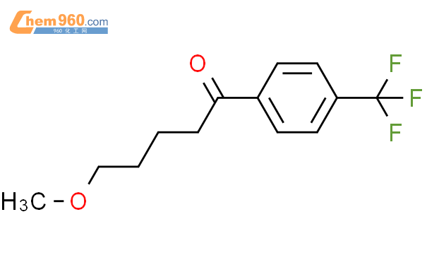 5-甲氧基-1-[4-(三氟甲基)苯基]-1-戊酮结构式图片|61718-80-7结构式图片