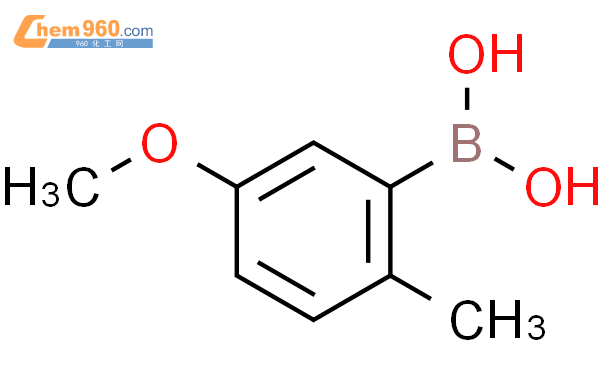 (5-甲氧基-2-甲基苯基)硼酸结构式图片|617689-07-3结构式图片
