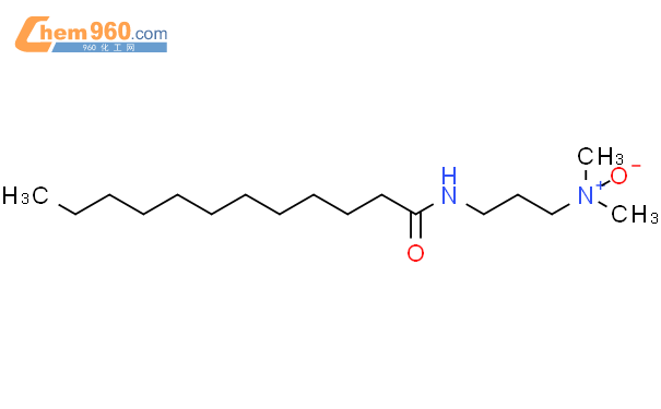 月桂酰胺丙基氧化胺结构式图片|61792-31-2结构式图片