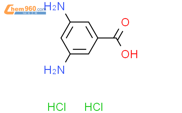 3,5-二氨基苯甲酸二盐酸盐结构式图片|618-56-4结构式图片