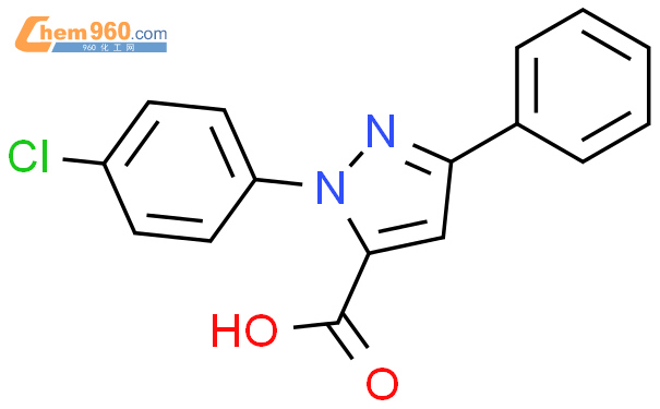 1H-Pyrazole-5-carboxylic acid, 1-(4-chlorophenyl)-3-phenyl-