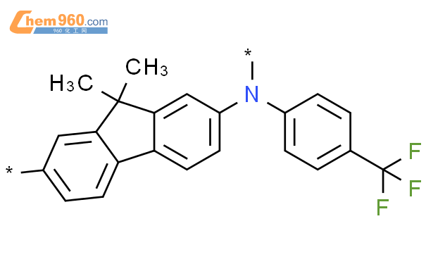 618108 81 9 Poly[[[4 Trifluoromethyl Phenyl]imino] 9 9 Dimethyl 9h Fluorene 2 7 Diyl ]cas号