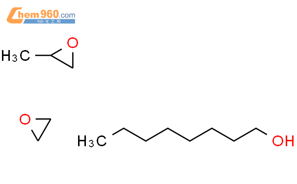 甲基环氧乙烷与环氧乙烷和辛醚的聚合物结构式