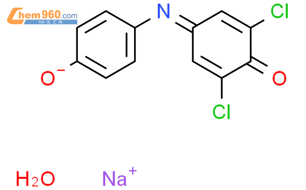 2,6-二氯靛酚钠盐水合物结构式图片|620-45-1结构式图片