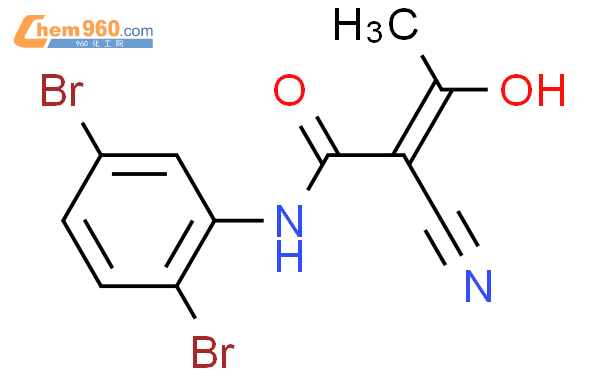 2-Butenamide, 2-cyano-N-(2,5-dibromophenyl)-3-hydroxy-