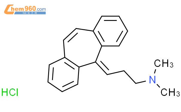 盐酸环苯扎林结构式图片|6202-23-9结构式图片