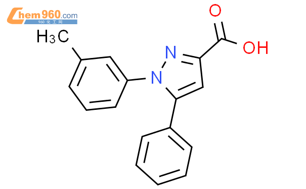 62160-79-6,1H-Pyrazole-3-carboxylic Acid, 1-(3-methylphenyl)-5-phenyl ...