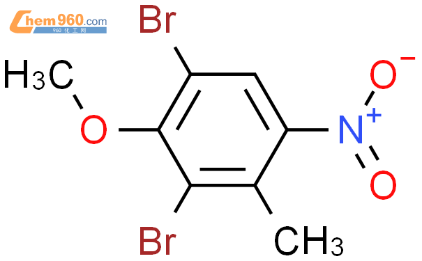 2,6-二溴-3-甲基-4-硝基苯甲醚结构式图片|62265-99-0结构式图片