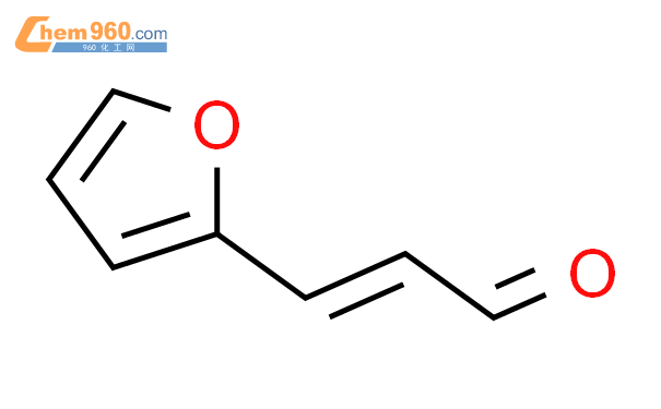 2-呋喃基丙烯醛结构式图片|623-30-3结构式图片