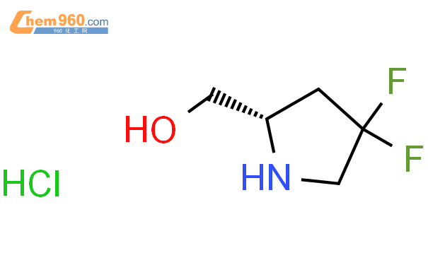 [(2S)-4,4-二氟吡咯烷-2-基]甲醇盐酸盐结构式图片|623583-10-8结构式图片
