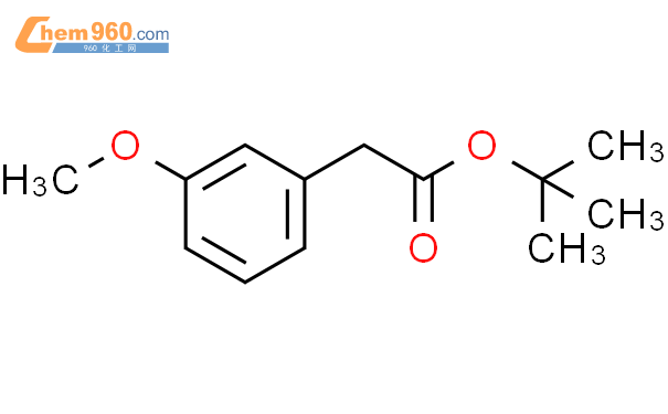 62381-21-9,tert-butyl 2-(3-methoxyphenyl)acetate化学式、结构式、分子式、mol、smiles ...